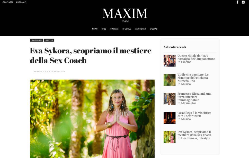 scopriamo il mestiere della Sex Coach